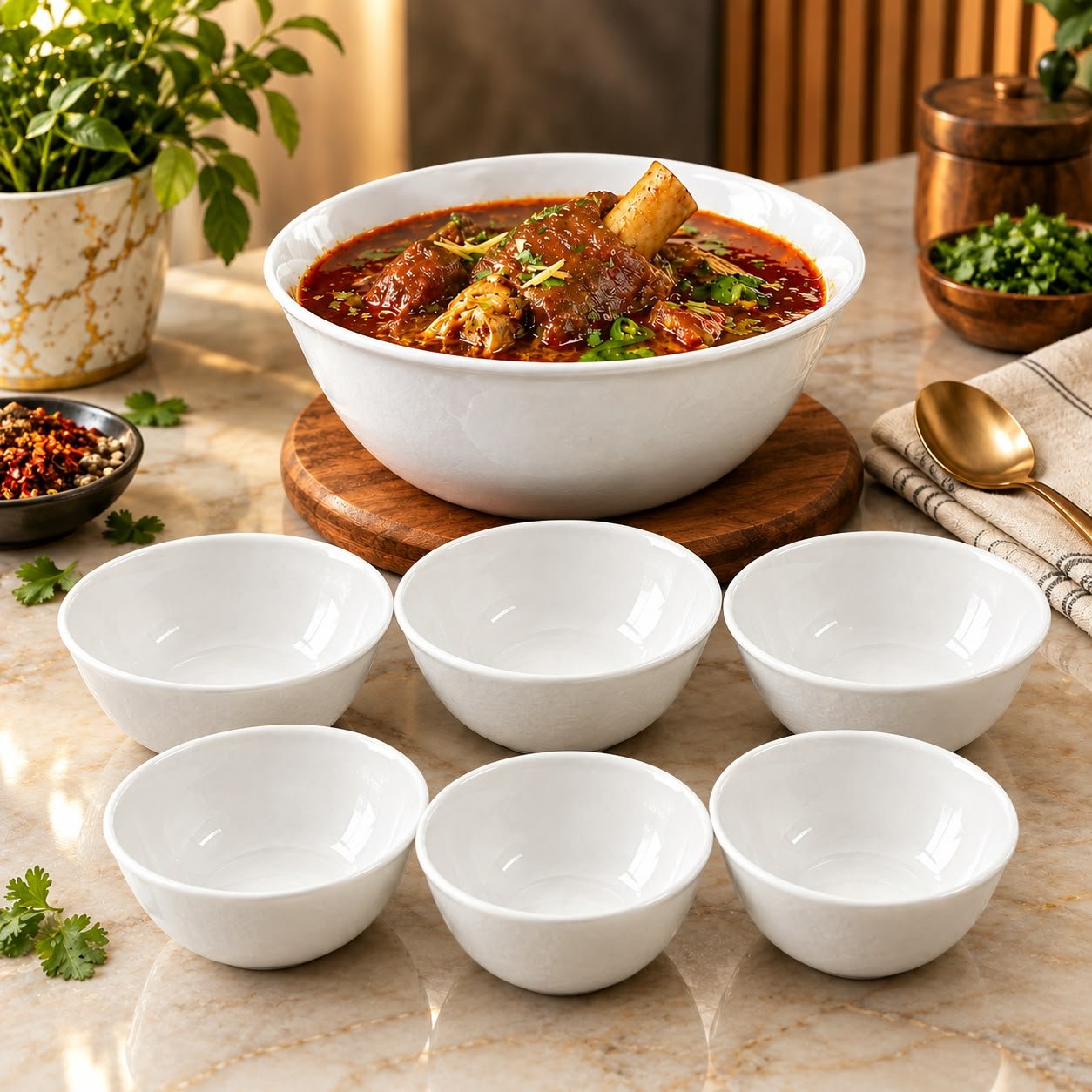 Round Porcelain Bong Paye Set (RAK)