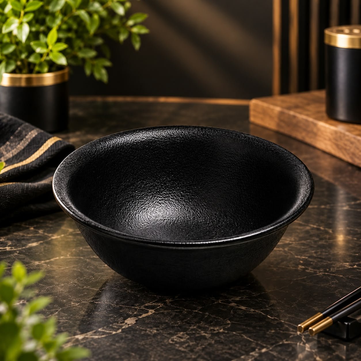 Black Porcelain Bowl (RAK)