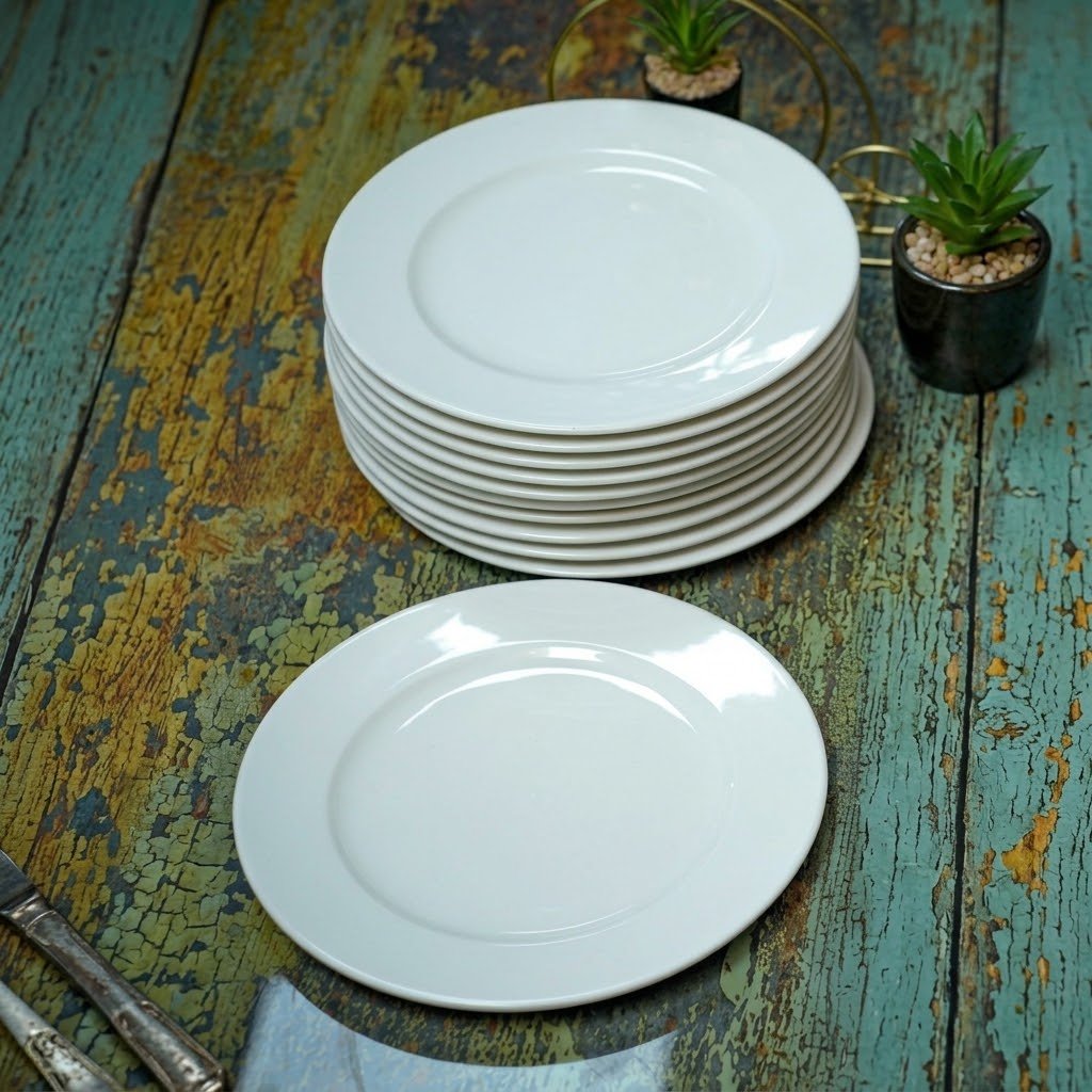 White Porcelain Plate 27cm (RAK)