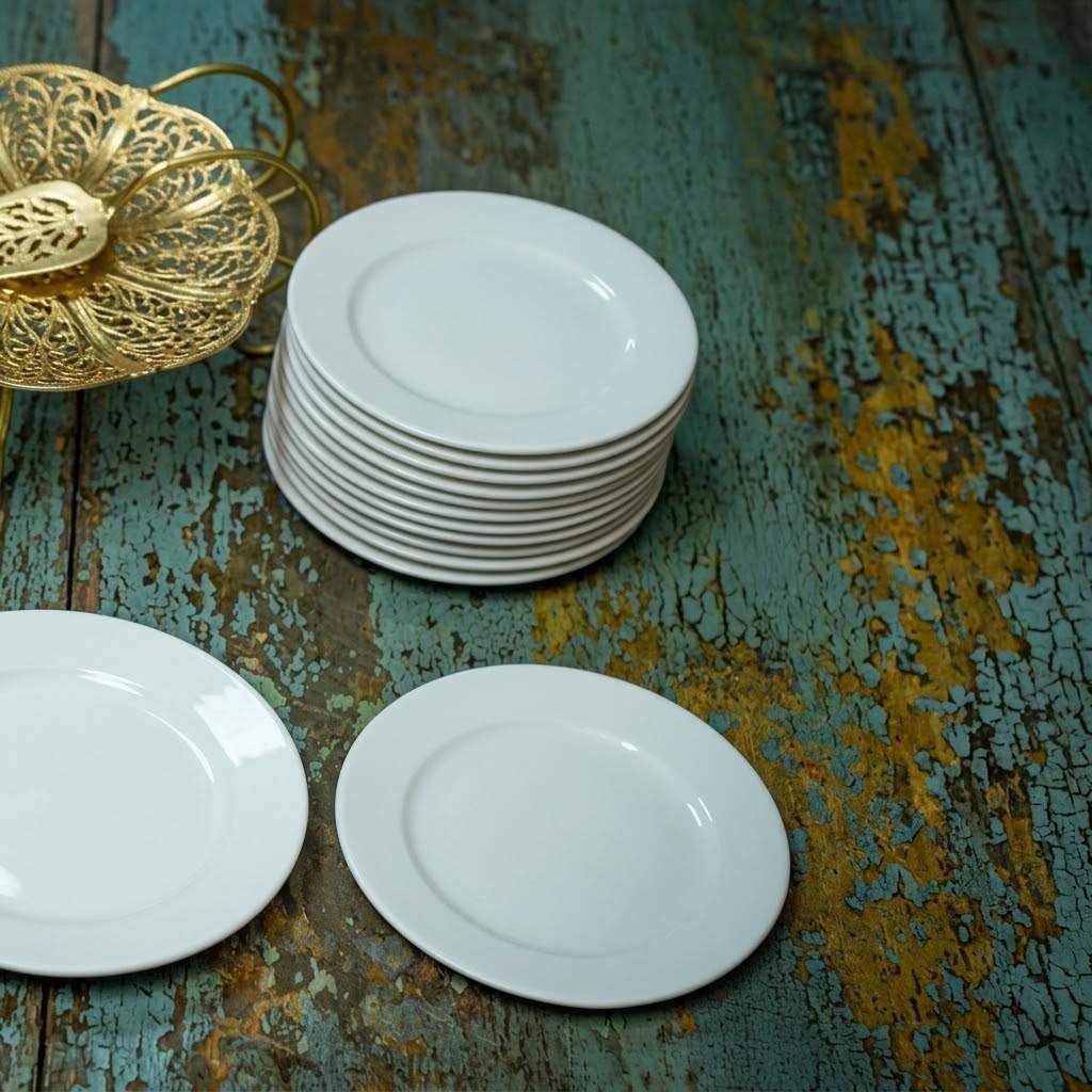 White Porcelain Plate 21cm (RAK)