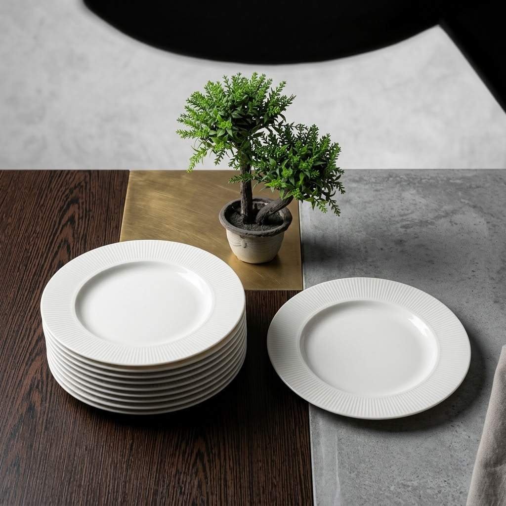 Porcelain Dot Plate 27cm (RAK)