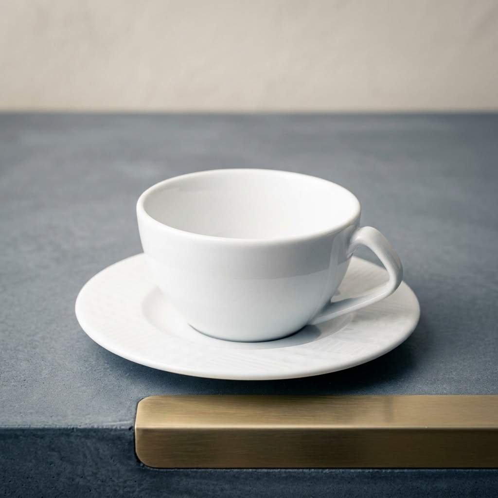 Porcelain Cup & Saucer (RAK)