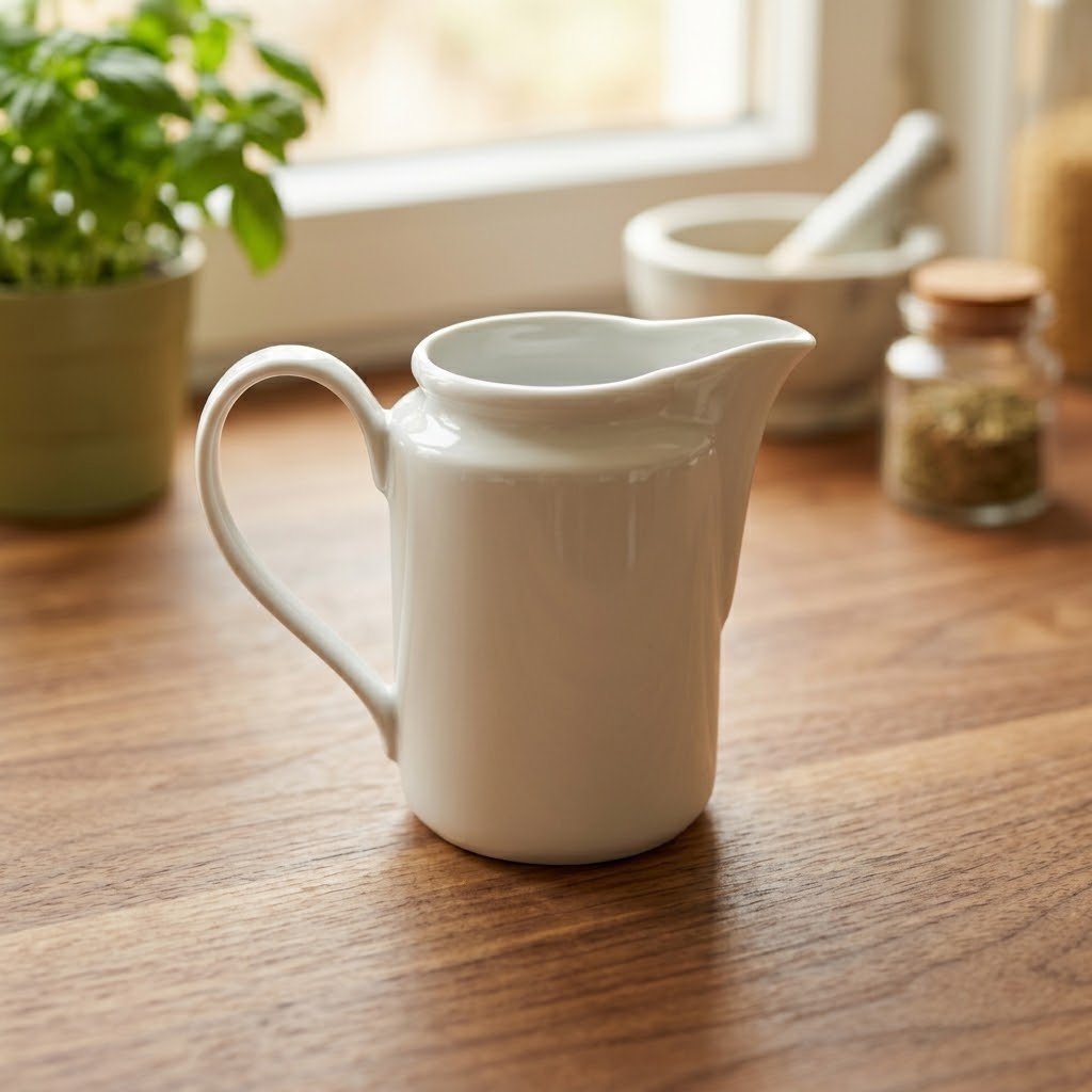 White Porcelain Creamer (RAK)