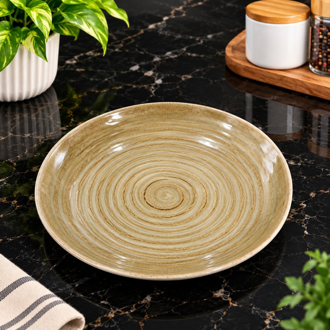 Porcelain Deep Coupe Plate 23cm (RAK)